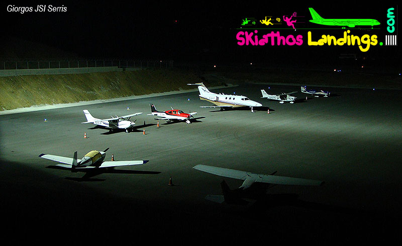 Increase of private aircraft at Skiathos